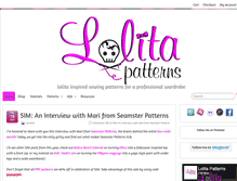Tablet Screenshot of lolitapatterns.com